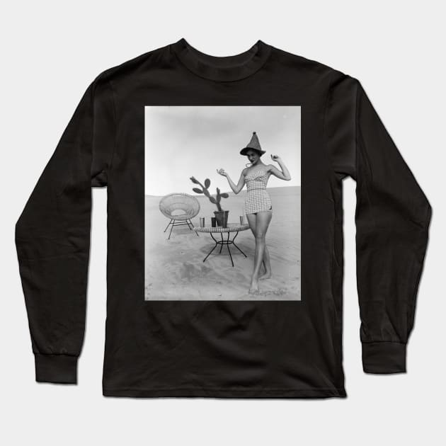 Vintage model Long Sleeve T-Shirt by S8-Designs